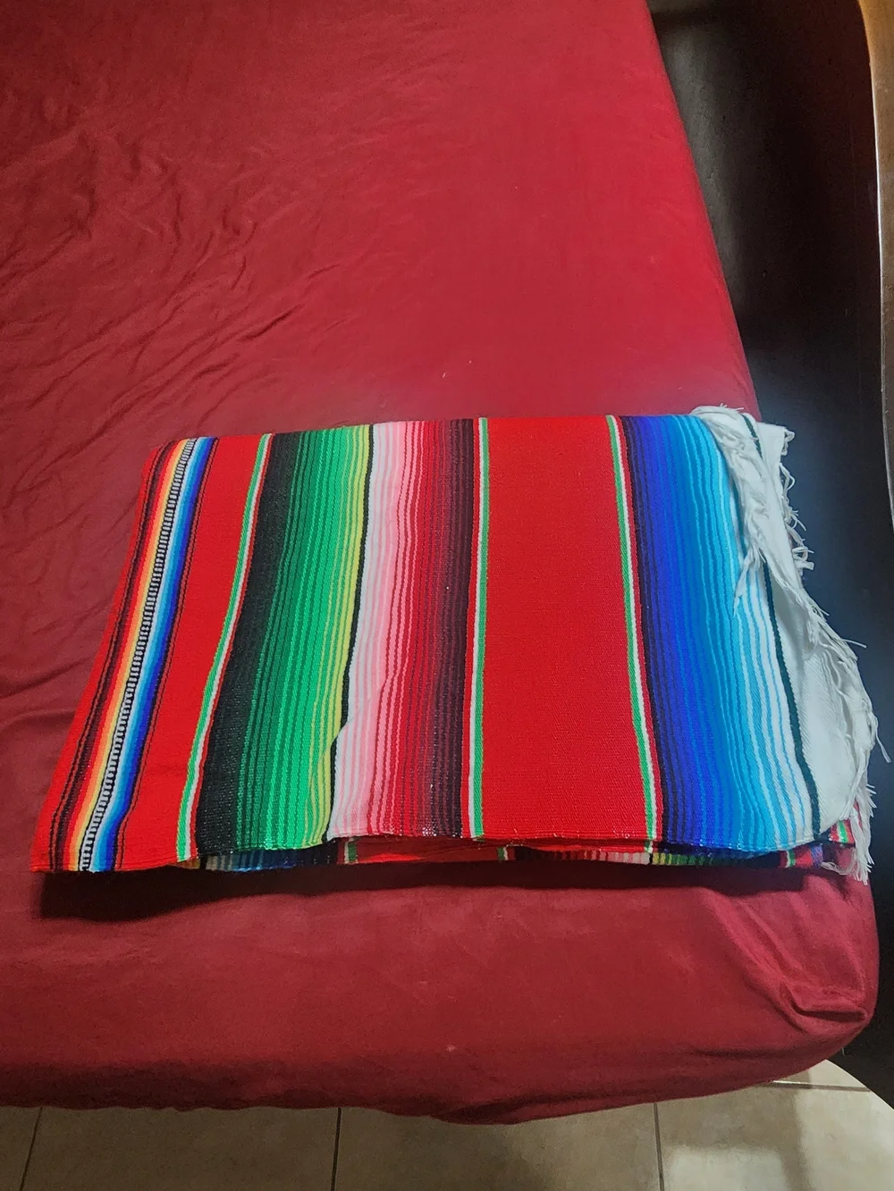 Vintage vibrant serape